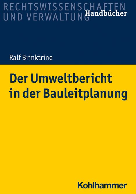 Ralf Brinktrine: Der Umweltbericht in der Bauleitplanung, Buch