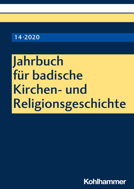 Jahrbuch für badische Kirchen- und Religionsgeschichte 14, Buch