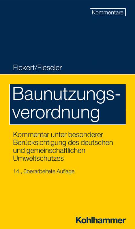 Hans Ulrich Stühler: Baunutzungsverordnung, Buch