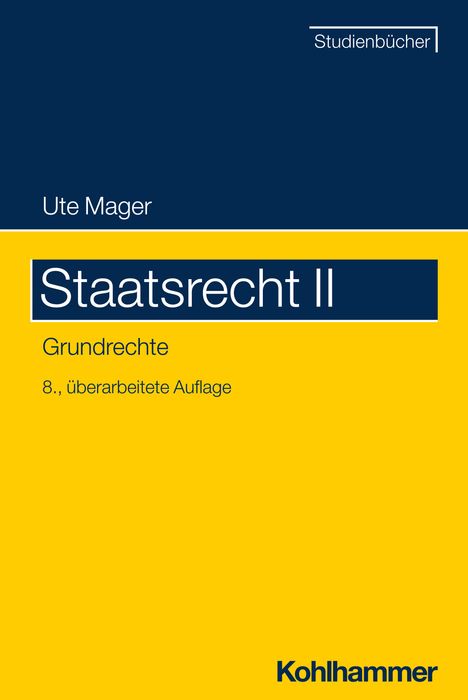 Ute Mager: Staatsrecht II, Buch