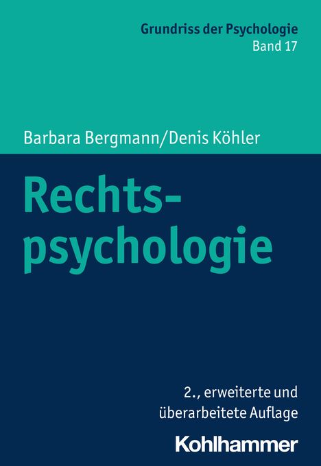 Barbara Bergmann: Rechtspsychologie, Buch