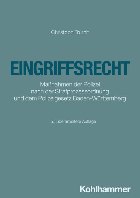 Christoph Trurnit: Eingriffsrecht, Buch