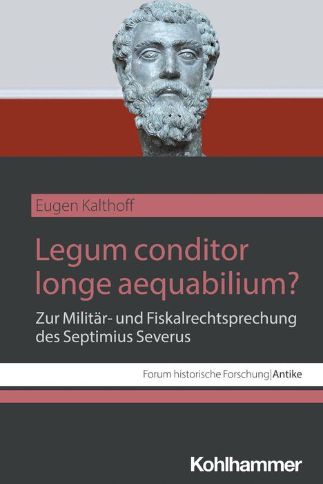 Eugen Kalthoff: Legum conditor longe aequabilium?, Buch