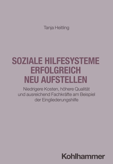 Tanja Heitling: Soziale Hilfesysteme erfolgreich neu aufstellen, Buch