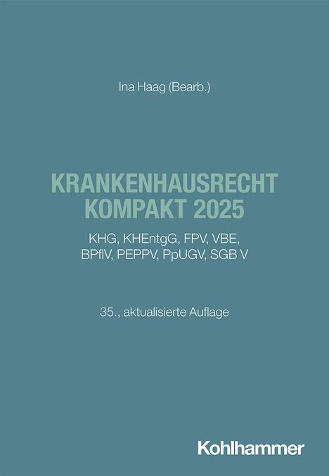 Krankenhausrecht kompakt 2025, Buch