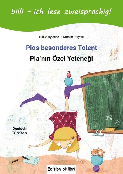 Ulrike Rylance: Pias besonderes Talent. Kinderbuch Deutsch-Türkisch mit Leserätsel, Buch