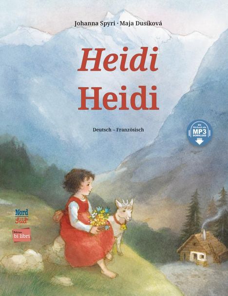 Johanna Spyri: Heidi. Deutsch-Französisch, Buch