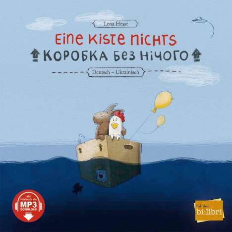 Lena Hesse: Eine Kiste Nichts. Kinderbuch Deutsch-Ukrainisch, Buch