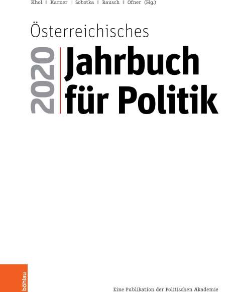 Österreichisches Jahrbuch für Politik 2020, Buch