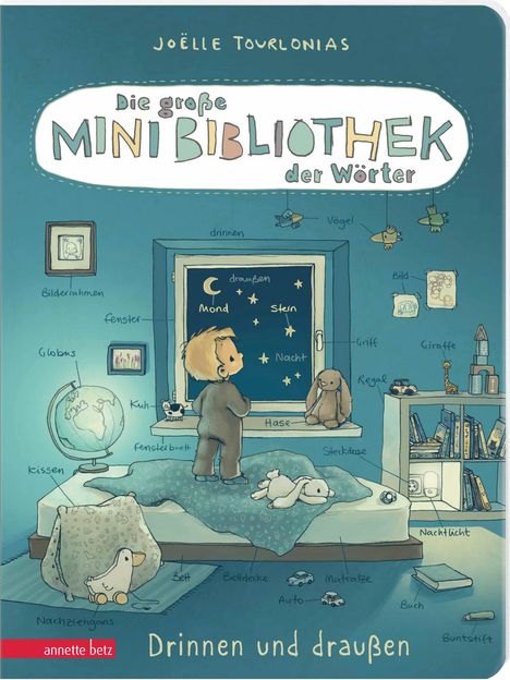 Joëlle Tourlonias: Die große Mini-Bibliothek der Wörter - Drinnen und draußen: Pappbilderbuch (Die große Mini-Bibliothek der Wörter), Buch