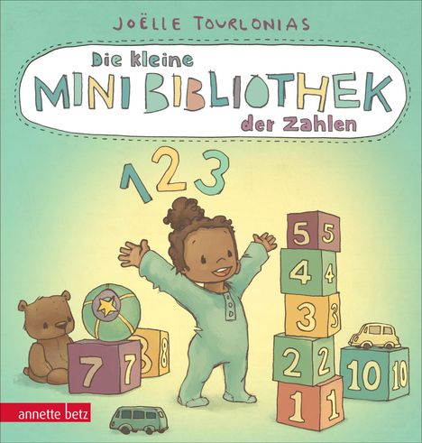 Joëlle Tourlonias: Die kleine Mini-Bibliothek der Zahlen - Ein Pappbilderbuch zum Zählenlernen (Die Mini-Bibliothek der Wörter), Buch