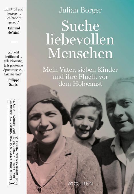 Julian Borger: Suche liebevollen Menschen, Buch