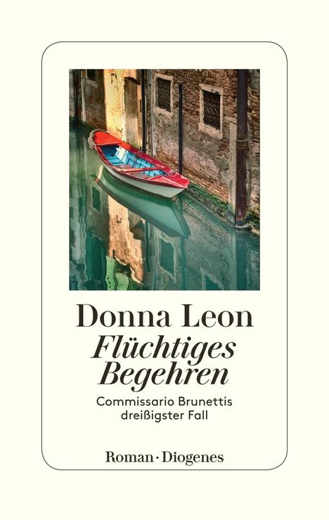 Donna Leon: Flüchtiges Begehren, Buch