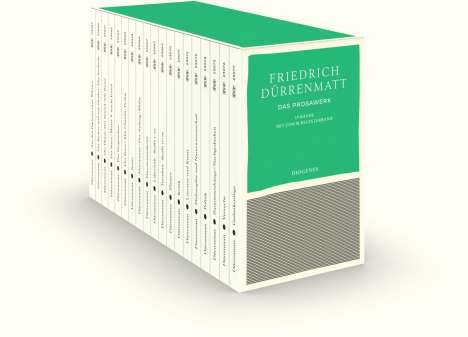 Friedrich Dürrenmatt: Das Prosawerk in 19 Bänden in Kassette, Diverse