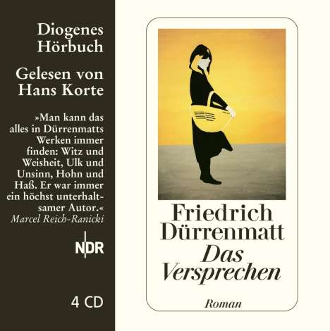 Friedrich Dürrenmatt: Das Versprechen. 4 CDs, 4 CDs