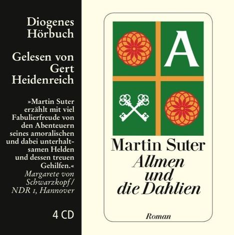 Martin Suter: Allmen und die Dahlien, 4 CDs