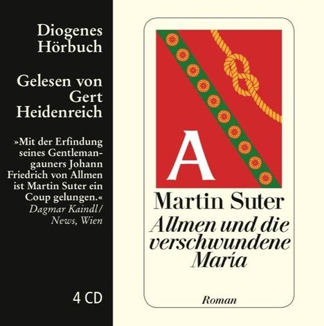 Martin Suter: Allmen und die verschwundene Maria, 4 CDs