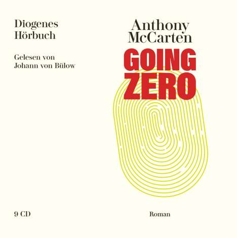 Anthony McCarten: Going Zero, 9 CDs