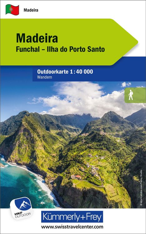 Kümmerly+Frey Outdoorkarte Madeira 1:40.000, Karten