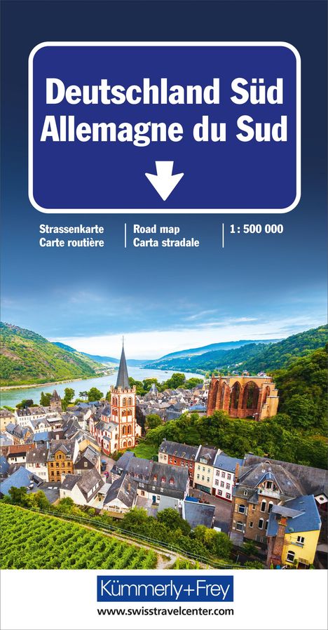 Deutschland Süd Strassenkarte 1:500 000, Karten