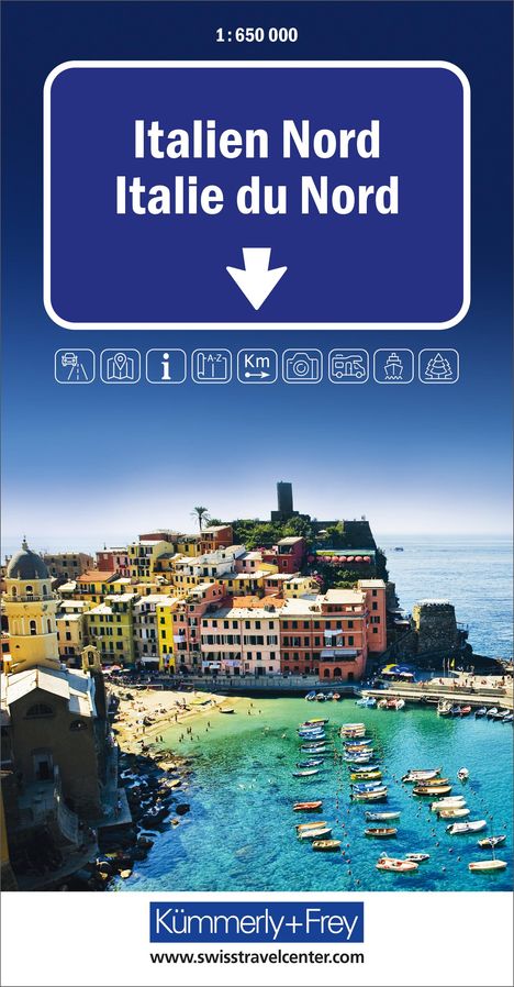 Italien (Nord), Strassenkarte 1:650'000, Karten