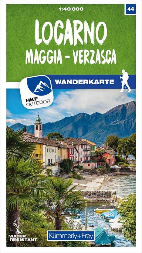 Locarno / Maggia - Verzasca 44 Wanderkarte 1:40 000 matt laminiert, Karten