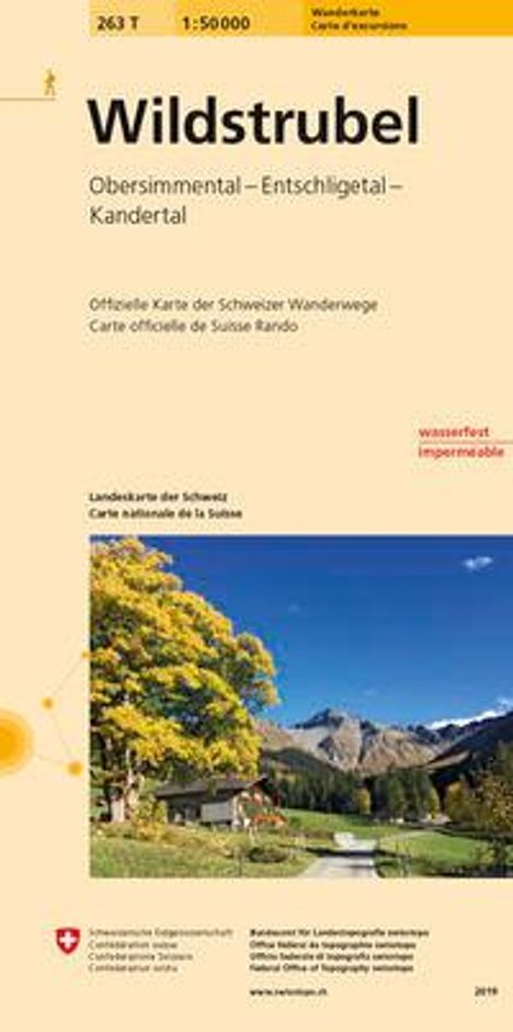 Swisstopo 1 : 50 000 Wildstrubel, Karten
