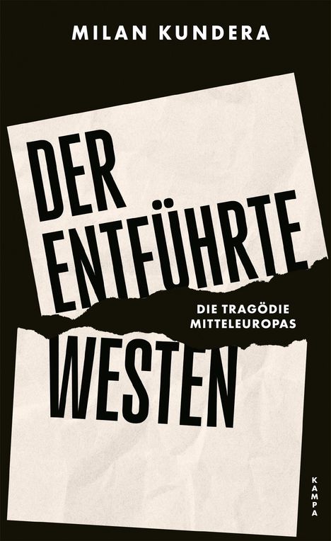 Milan Kundera: Der entführte Westen, Buch