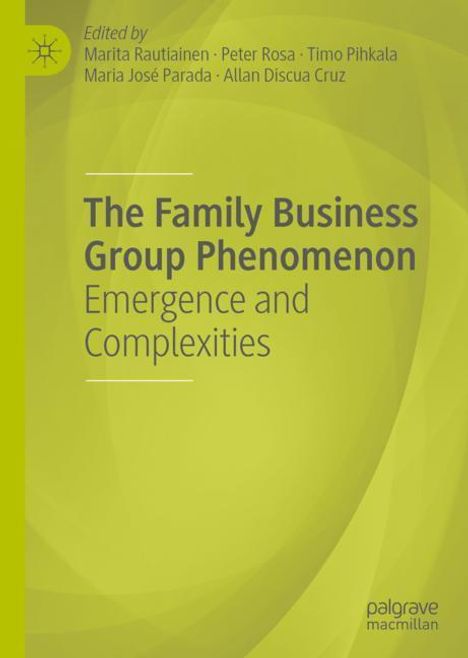 The Family Business Group Phenomenon, Buch