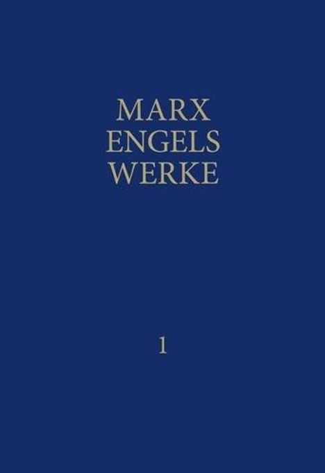 Friedrich Engels: MEW / Marx-Engels-Werke Band 1, Buch