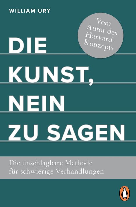 William Ury: Die Kunst, Nein zu sagen, Buch
