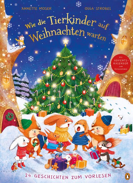 Annette Moser: Wie die Tierkinder auf Weihnachten warten, Buch