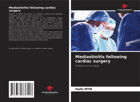 Haifa Mtir: Mediastinitis following cardiac surgery, Buch