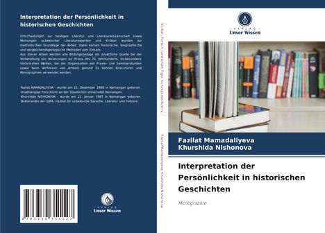 Fazilat Mamadaliyeva: Interpretation der Persönlichkeit in historischen Geschichten, Buch