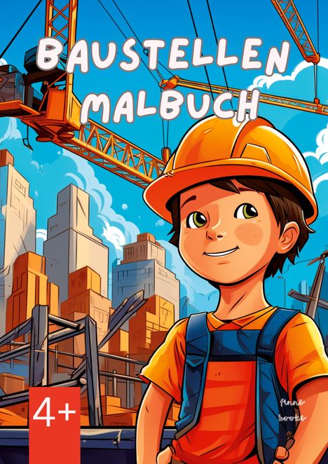 Finn Avery: Baustellen Malbuch, Buch