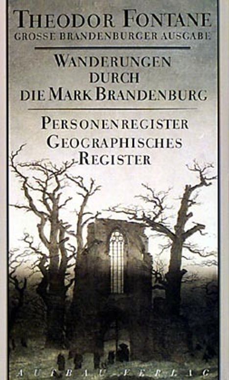 Theodor Fontane: Wanderungen durch die Mark Brandenburg 8, Buch