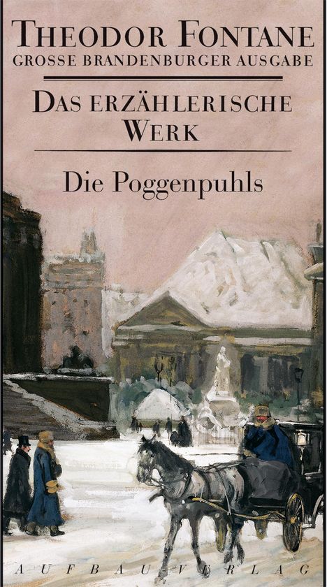 Theodor Fontane: Das erzählerische Werk 16. Die Poggenpuhls, Buch