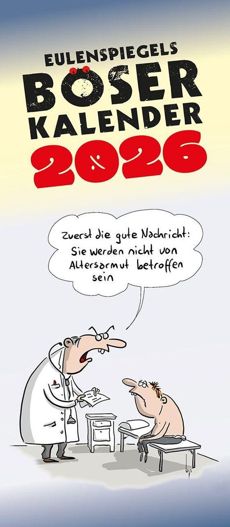 Eulenspiegels Böser Kalender 2026, Kalender