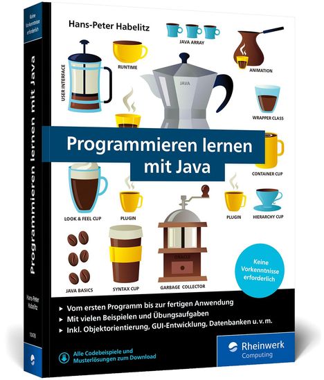 Hans-Peter Habelitz: Programmieren lernen mit Java, Buch