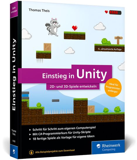 Thomas Theis: Einstieg in Unity, Buch