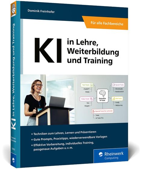Dominik Freinhofer: KI in Lehre, Weiterbildung und Training, Buch
