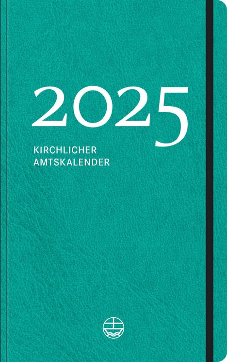 Kirchlicher Amtskalender 2025 - petrol, Buch