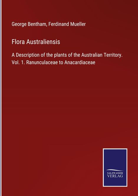 George Bentham: Flora Australiensis, Buch