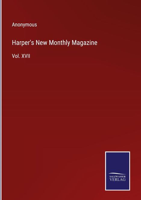 Anonymous: Harper's New Monthly Magazine, Buch