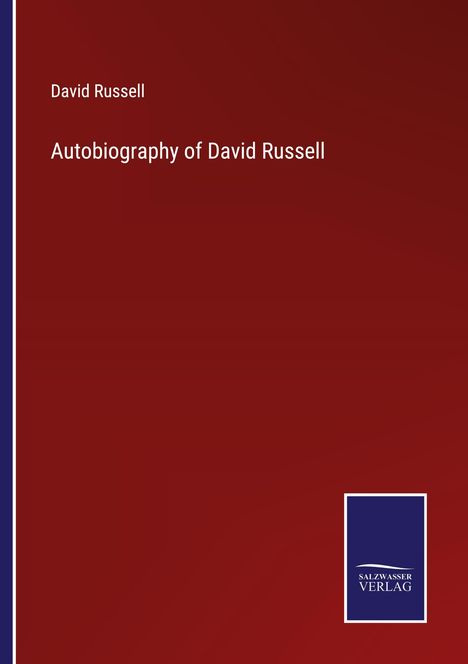 David Russell: Autobiography of David Russell, Buch