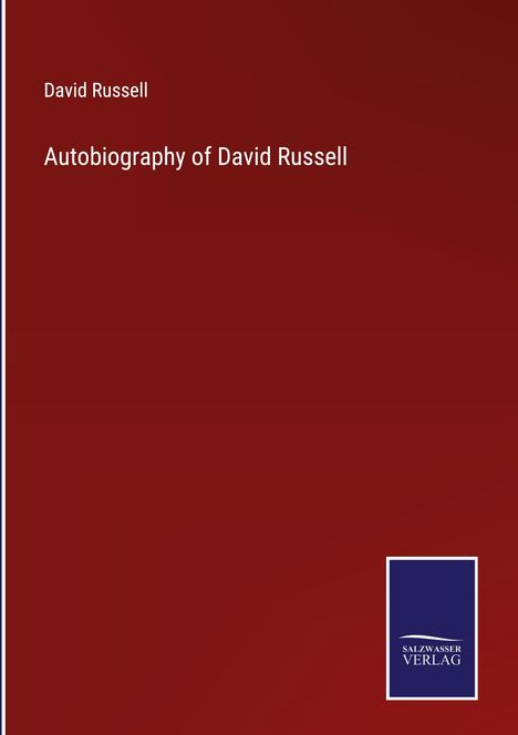 David Russell: Autobiography of David Russell, Buch