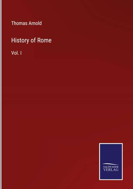 Thomas Arnold: History of Rome, Buch