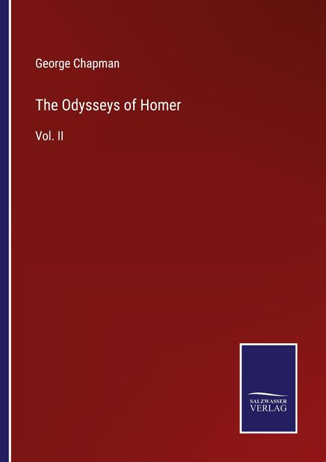 George Chapman: The Odysseys of Homer, Buch