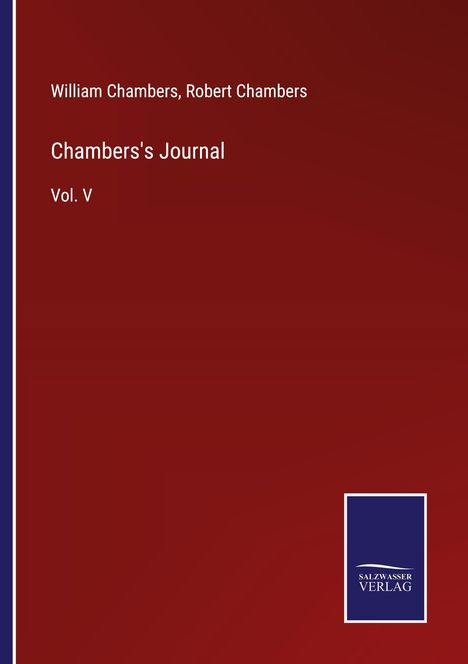 William Chambers: Chambers's Journal, Buch