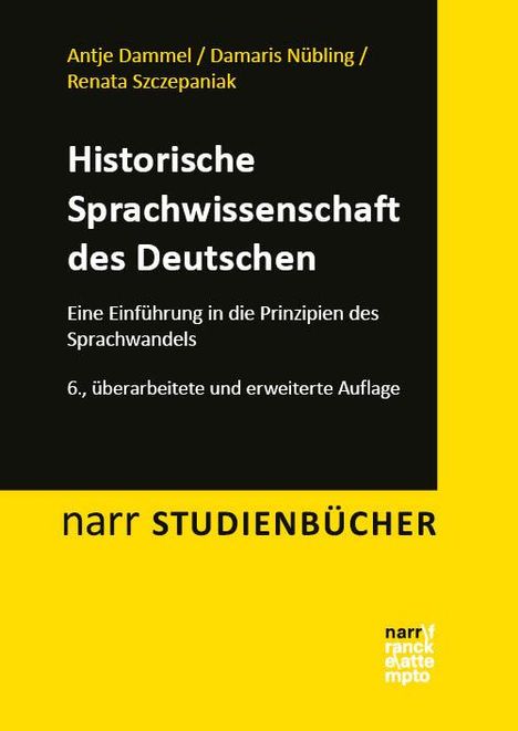 Antje Dammel: Historische Sprachwissenschaft des Deutschen, Buch